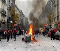 أعمال شغب في شوارع بروكسل بعد فوز المغرب على بلجيكا | فيديو