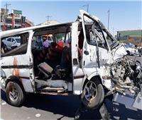 إصابة 11 شخصًا في تصادم مروع على طريق السادات الإقليمي بالمنوفية