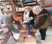 ضبط سجائر وتبغ مجهول المصدر في حملة تموينية بالإسكندرية