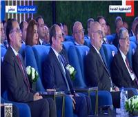 الرئيس السيسي يشاهد فيلمًا تسجيليًا عن مدينة المنصورة الجديدة