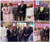 مشاركة الوافدين بجامعة المنصورة في الاحتفال بالعيد الوطني الـ 52 لـ«عمان»