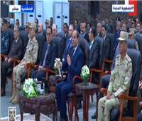 الرئيس السيسي: كل مصري مسئول.. ومعانا ناس حريصة على بلدها