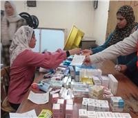 الكشف على 303 فردًا بالقافلة الطبية التي نظمتها جامعة السادات بقرية ميت بره