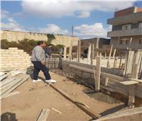 إزالة 3 حالات لتعديات بالبناء على أرض زراعية بمدينة أبوصوير في الإسماعيلية