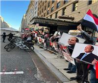 صور| الجالية المصرية فى واشنطن تستقبل الرئيس السيسي