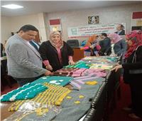 رئيس مدينة الشهداء: إقامة معرض لتسويق المشغولات اليدوية| صور