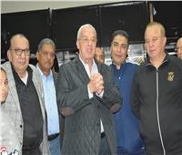 رئيس المقاولون العرب يهنئ اللاعبين بالفوز على إنبي في الدوري