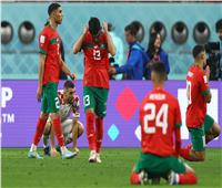 شاهد.. حسرة و اعتراض لاعبي المغرب على الحكم بعد مباراة كرواتيا
