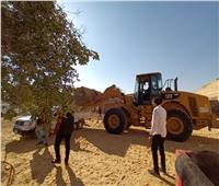 إزالة تعديات بالبناء على أراضي أملاك الدولة بمحمية وادي دجلة    