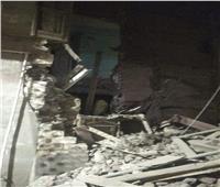 انهيار جزئي لمنزل في بني سويف دون خسائر في الأرواح