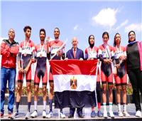 منتخب مصر يحصد 8 ميداليات في البطولة العربية للدراجات بالإمارات 