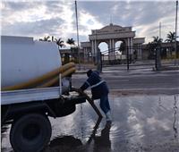 محافظ الإسكندرية يتابع إزالة آثار مياه الأمطار وسيولة الحركة المرورية 