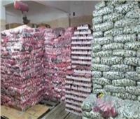  ضبط 9 أطنان أرز ودقيق مجهولة المصدر بمخزن غير مرخص في بني سويف