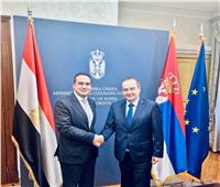 سفير مصر بصربيا يناقش علاقات التعاون الثنائي مع وزير الخارجية الصربي  