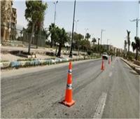 إعادة فتح شارع الهرم بعد انتهاء أعمال صيانة خط مياه شرب