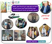 محافظ المنيا يتابع تنظيم الحملات الرقابية على المنشآت الطبية الخاصة