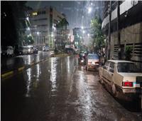بدء نوة رأس السنة.. هطول أمطار على أحياء الإسكندرية| صور 