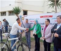 إهداء دراجات لأسر الشهداء ضمن مبادرة «دراجتك.. صحتك» بالدقهلية 