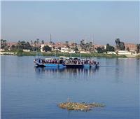 تعطل معدية وسط النيل ونقل الركاب بـ«لنش» في بني سويف 