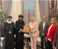 نائب محافظ القاهرة تقدم التهنئة لأسقف العام لكنائس مصر القديمة