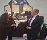 السفير الأردني بالقاهرة يزور معرض «بيت العرب» بقصر القبة.. ويأمل إقامته سنويًا