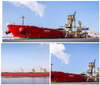 لأول مرة منذ افتتاحه.. ميناء دمياط يستقبل أكبر سفينة بضائع عامة محملة بالقمح 