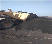 إزالة 78 مكمورة فحم بدون ترخيص بالبحيرة لمخالفة الاشتراطات البيئية