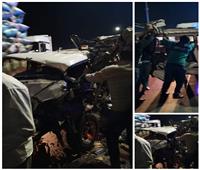 إصابة 9 أشخاص في حادث تصادم سيارتين على طريق «أجا -المنصورة»