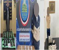 ضبط 19 تاجر مخدرات بـ124 طربة حشيش في 12 محافظة