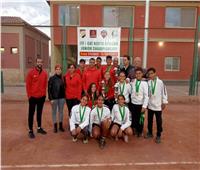 13 ميدالية متنوعة لناشئي التنس فى بطولة شمال افريقيا