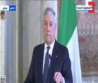 وزير الخارجية الإيطالي: مصر دولة مهمة للغاية