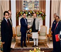 الرئيس السيسي: العلاقات بين مصر والهند تاريخية ونرحب بتعزيز التعاون