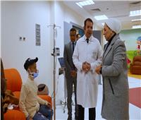زيارة انتصار السيسى لمستشفى شفاء الأورمان بالأقصر |فيديو