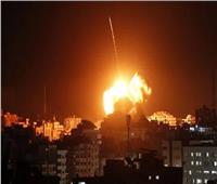 شاهد| لحظة استهداف الجيش الإسرائيلي أماكن على وسط قطاع غزة