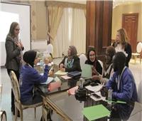 إنطلاق فعاليات ورش العمل المتخصصة بمنظمة المرأة العربية 