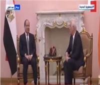 السيسي يلتقي رئيس أرمينيا بالقصر الرئاسي بيريفان