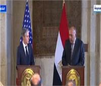 بلينكن عن فلسطين: مصر وأمريكا تدعمان حل الدولتين على أساس تفاوضي