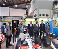 سفر طلاب فريق «الفورمولا» بكلية التكنولوجيا جامعة حلوان لإنجلترا 