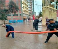أمطار غزيرة ورياح شديدة على مدن وقرى محافظة الشرقية| صور