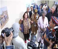 افتتاح معرضين على هامش فعاليات مهرجان الأقصر للسينما الأفريقية