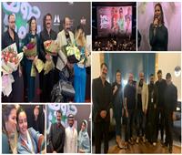  يسرا اللوزي وأبطال «جروب الماميز» يحتفلون بافتتاح الفيلم في السعودية  