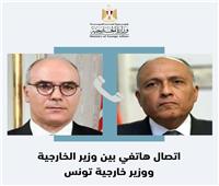 وزير الخارجية يهنئ وزير خارجية تونس الجديد بمنصبه 