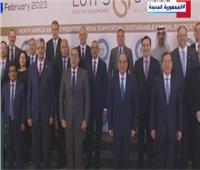 الرئيس السيسي يشارك في صورة تذكارية مع المشاركين بمؤتمر «إيجبس 2023»