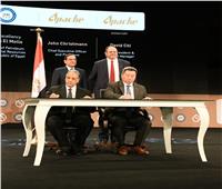 «الملا» يشهد توقيع اتفاقية للتسويق المشترك بين هيئة البترول وأباتشى الأمريكية