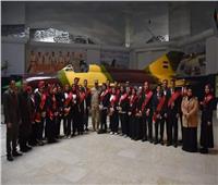 طلاب جامعة المنوفية في زيارة إلى متحف القوات الجوية