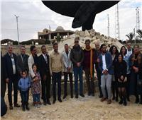 محافظ الفيوم يشهد الحفل الختامي لمنحة الإقامة الفنية «نقطة انطلاق» بقرية تونس