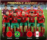 منتخب المغرب يواجه البرازيل وبيرو وديا