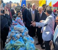 وزير الزراعة ومحافظ جنوب سيناء يتفقدان معرض السلع ومعصرة الزيوت 