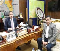 محافظ المنوفية يلتقي رئيس جهاز تنمية مدينة السادات الجديد