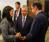 «المشاط» تشارك في المائدة المستديرة لرئيس أوزبكستان مع الشركات المصرية